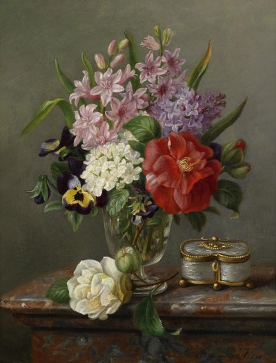 Spring Flowers in Vase by Maria Loustau